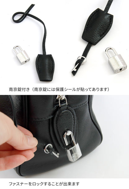 本革2wayミニボストンバッグ