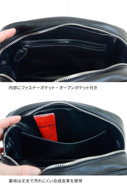 本革2wayミニボストンバッグ