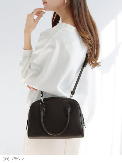 本革2wayミニボストンバッグ