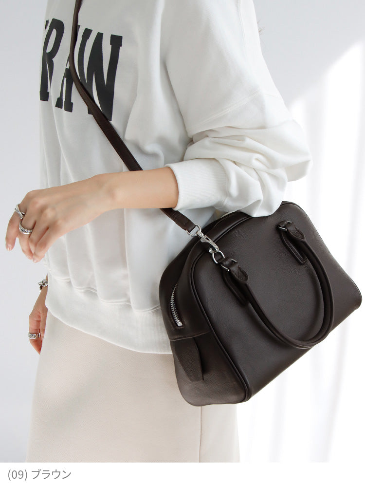 本革2wayミニボストンバッグ
