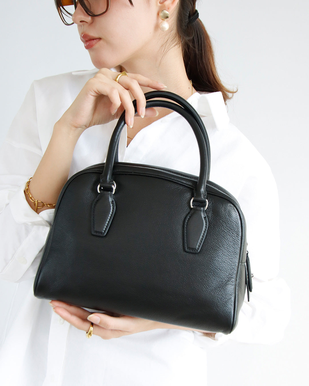 本革2wayミニボストンバッグ