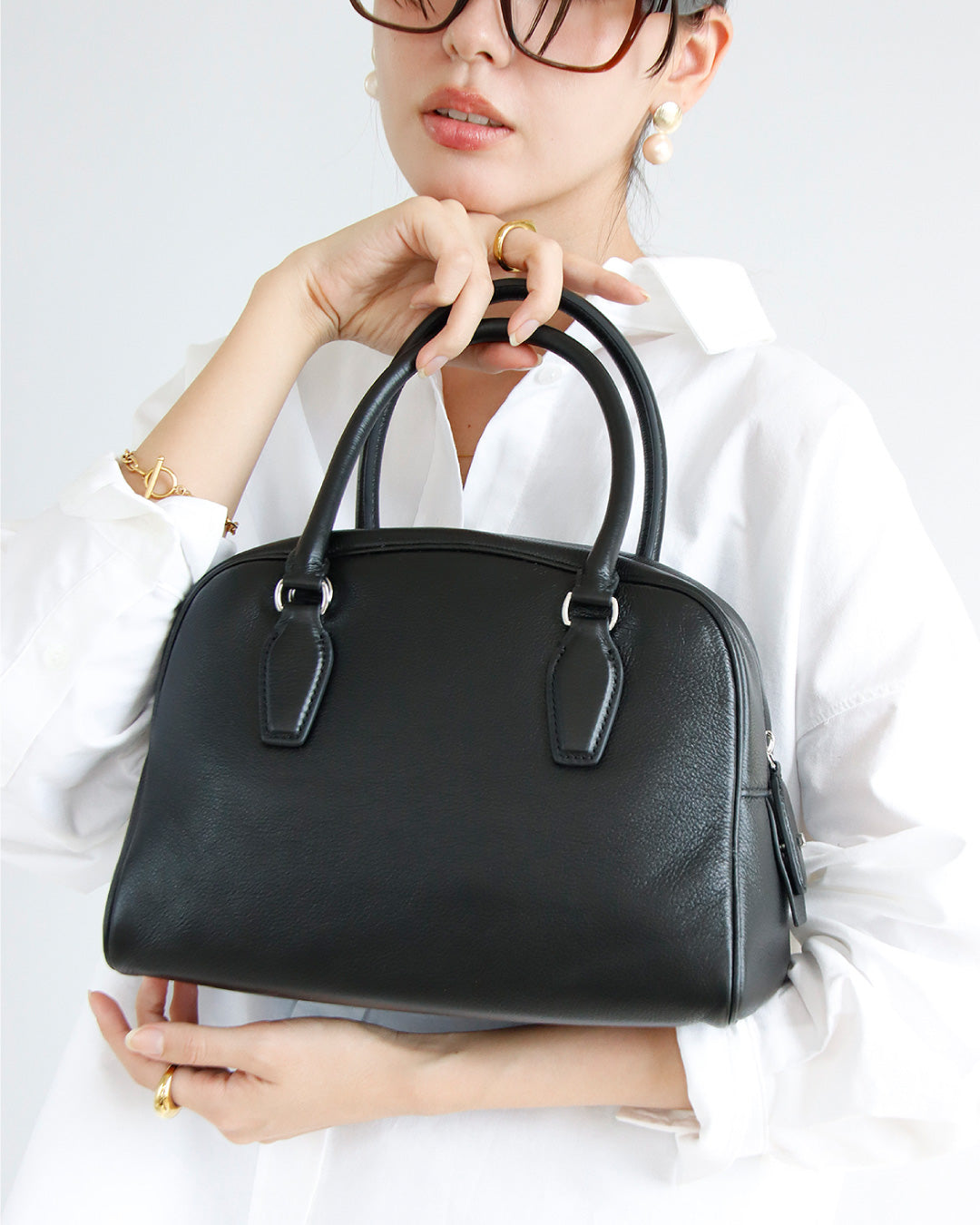 本革2wayミニボストンバッグ