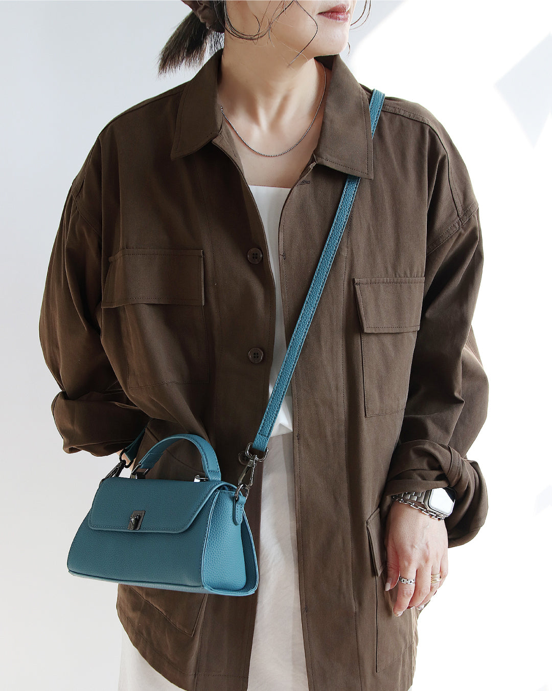 本革ミニハンドバッグ