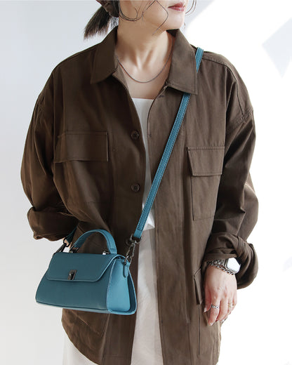 本革ミニハンドバッグ