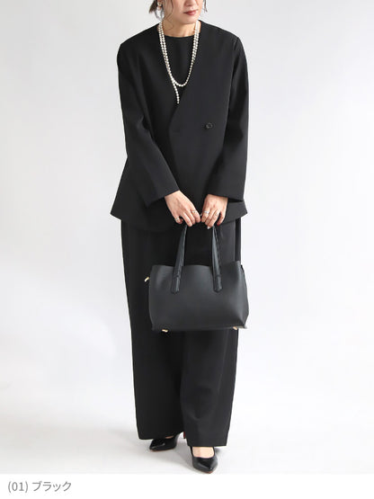 スカーフ付き本革ミニトートバッグ