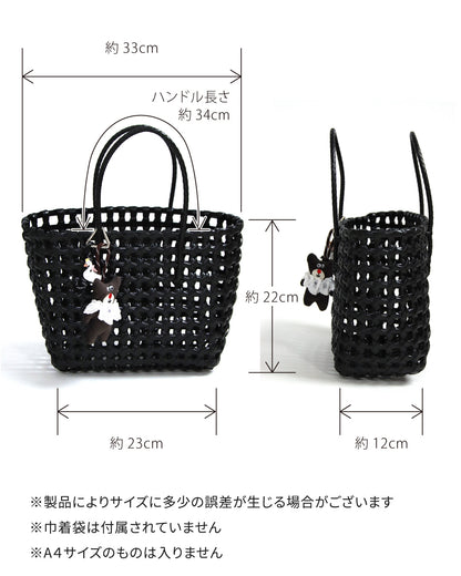 チャーム付きメルカドバッグ