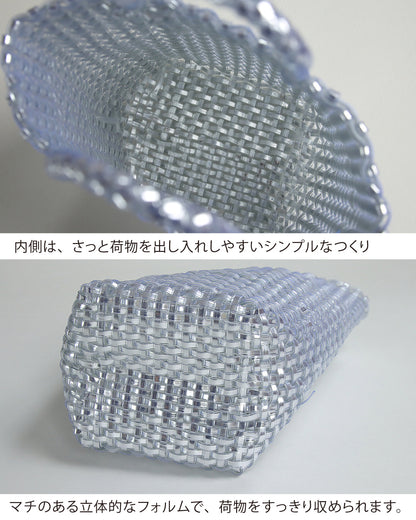 メタリックバッグ