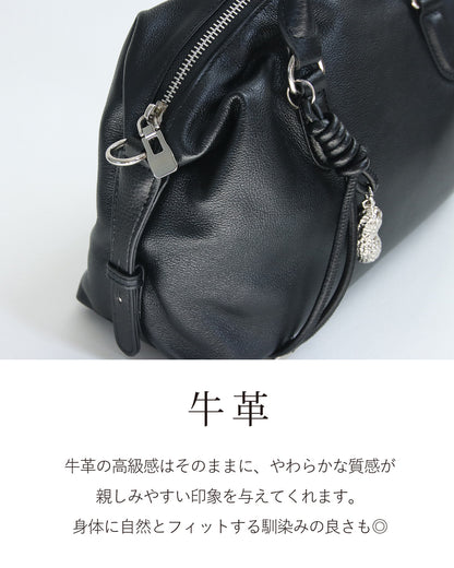 本革2WAYミニボストンバッグ
