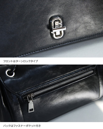 本革2WAYスクエアバッグ